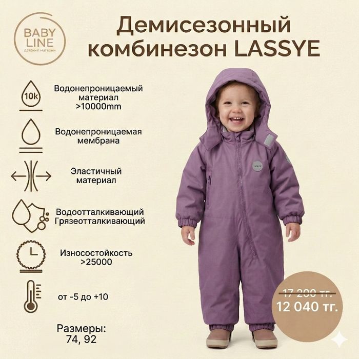 Комбинезоны детские на весну