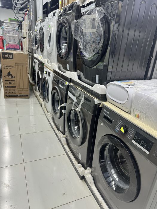 Samsung 7 kg li kir yuvadigan moshina eco bubble garantiya 20 yil