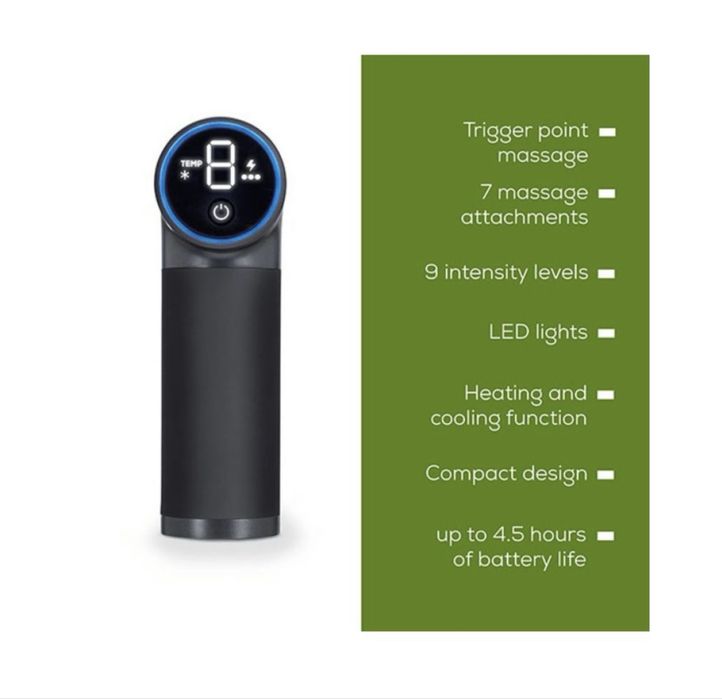 Продавам чисто нов Масажор Beurer - MG 195 Hot & Cold, 9 степени, черен