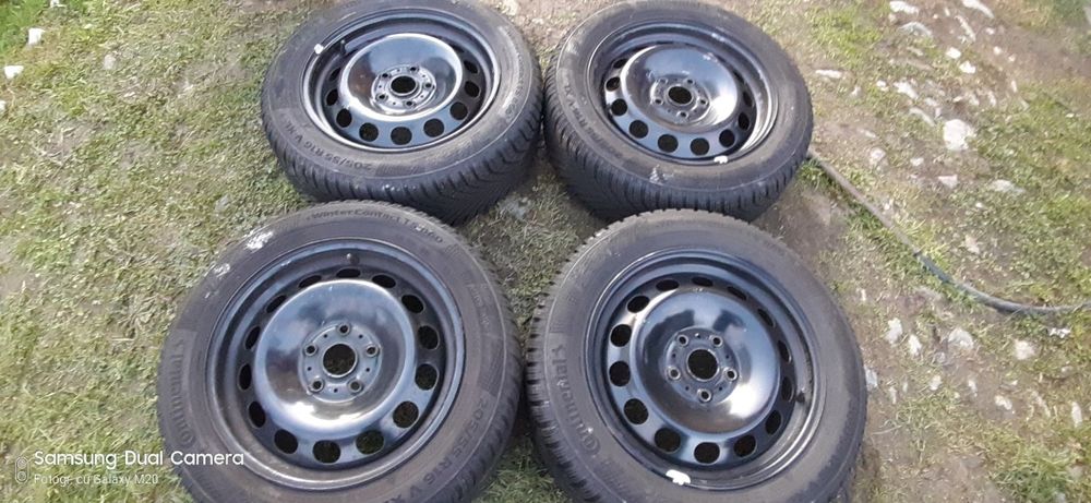 vand 4 jante de tabla de 16 inch 5x112 pt VW AUDI SEAT SKODA originale