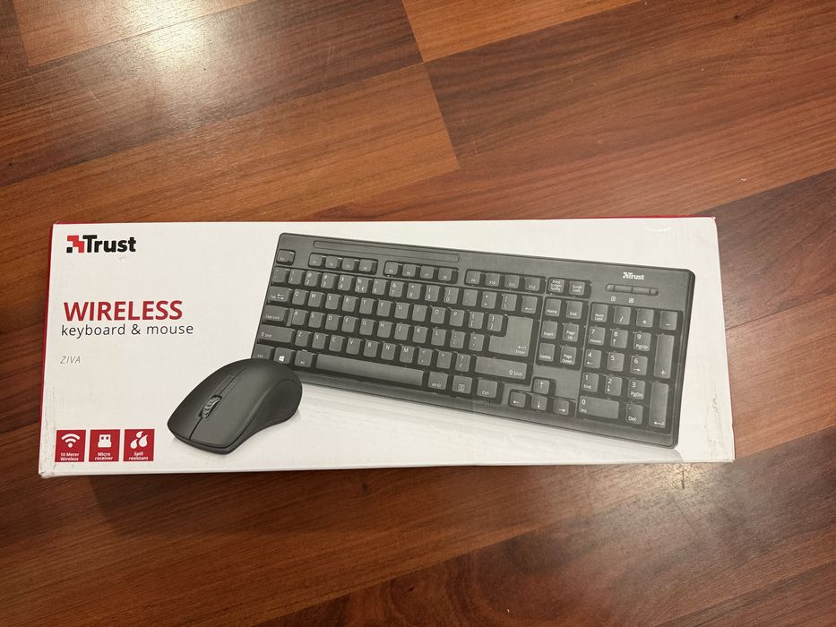 Wirless keyboards &mouse Trust ziwa
