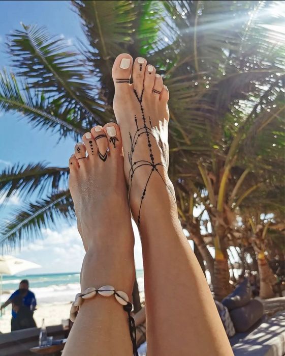 Tatuaje henna naturala