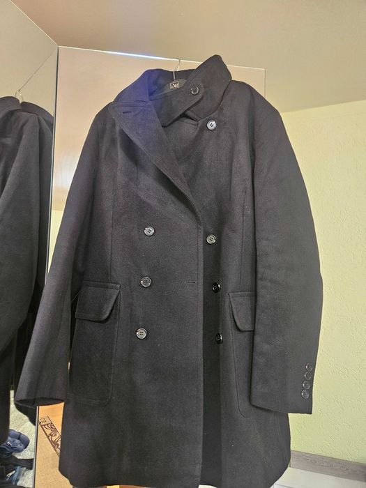 Мъжко черно палто