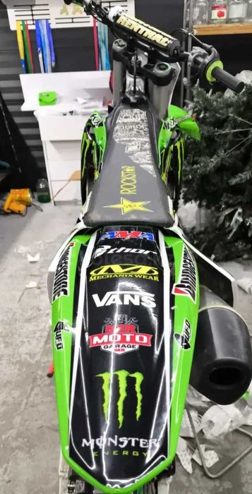 Пит байк  зеленый