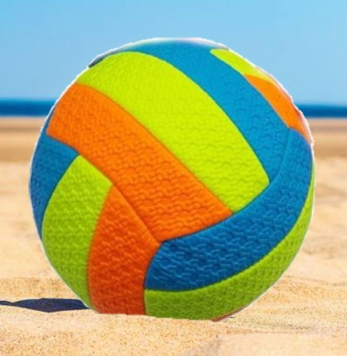 Перфектната цветна топка за волейбол