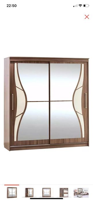 Шкаф купе зеркальный