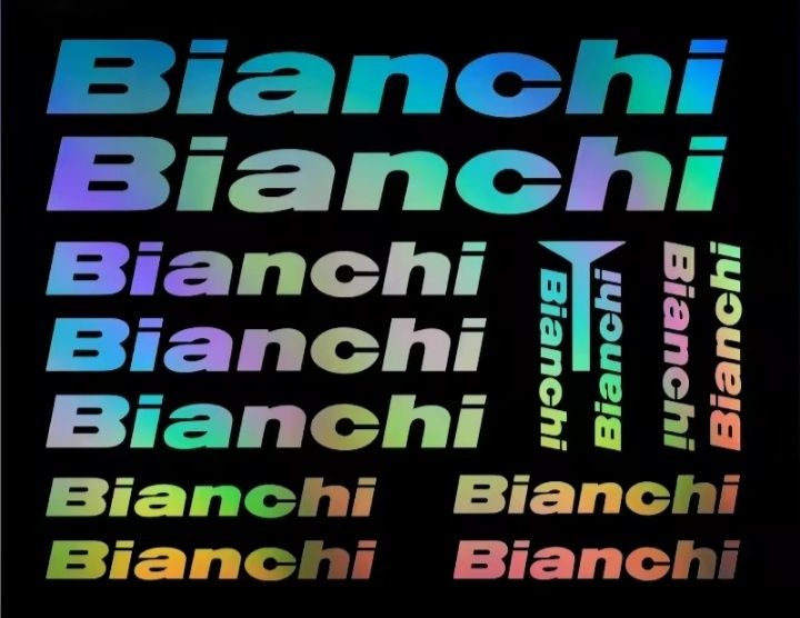 Stikere cursiera Bianchi reflectorizante