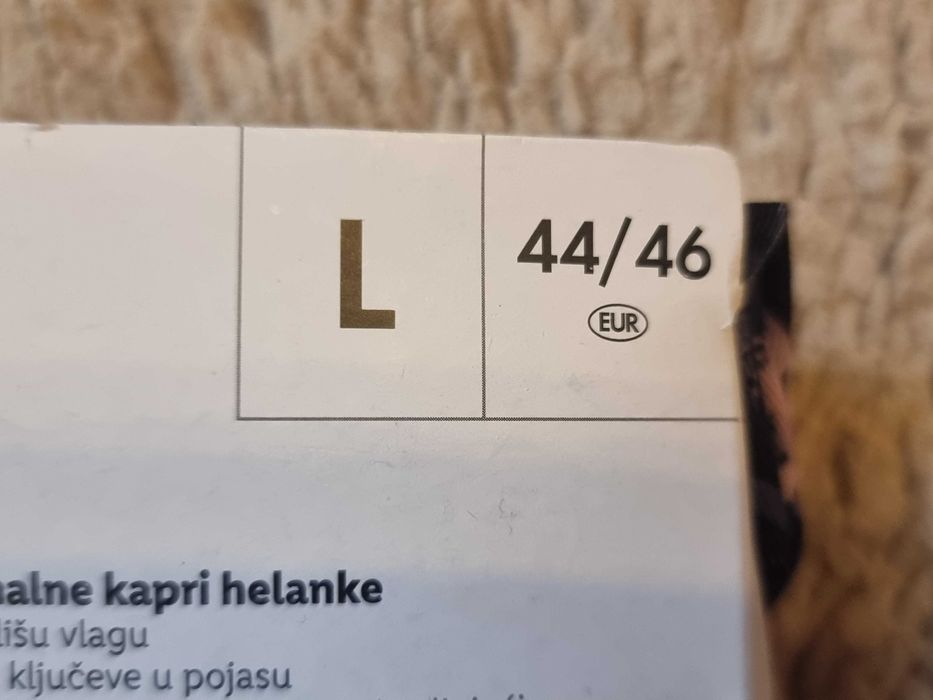 Colanti sala, pantaloni fitness trei sferturi , marimea L
