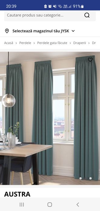 Vand draperie culoare inchisa