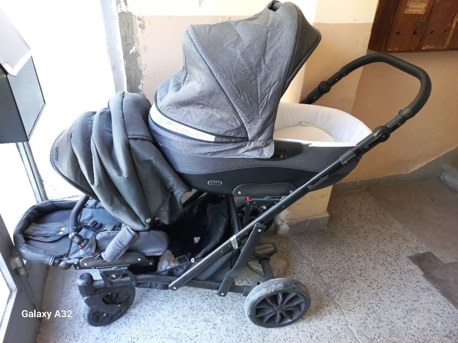 Двойна бебешка количка