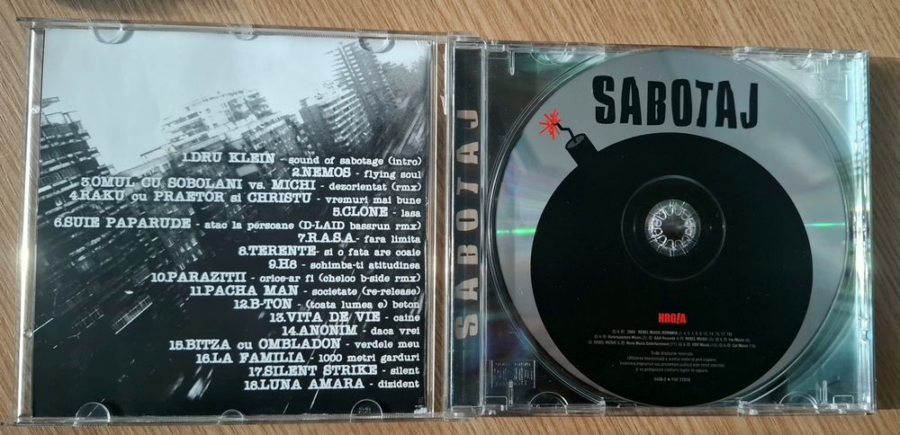 Sabotaj - Cd compilație