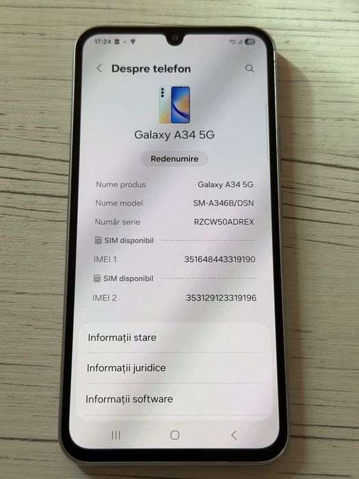 Samsung A34 / Xiaomi Redmi Note 13