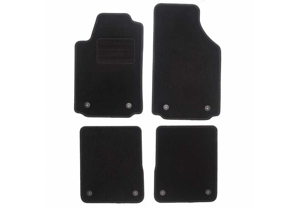 Мокетни стелки Audi A2 8Z 1999 - 2005 4бр. комплект Ауди А2 закопчалки