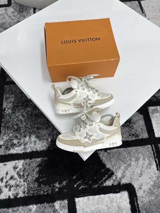 #EDITIE LIMITATĂ# Louis Vuitton LV Skate Bej Crem - Verificare Colet