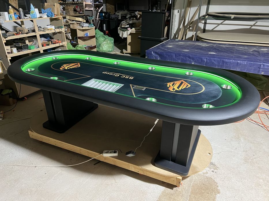 Masa poker personalizata CustomTables.eu mese poker stoc lichidare
