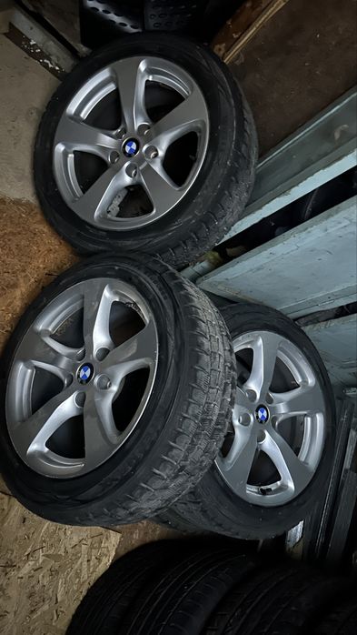 Диски бмв 17 с резиной липучка
