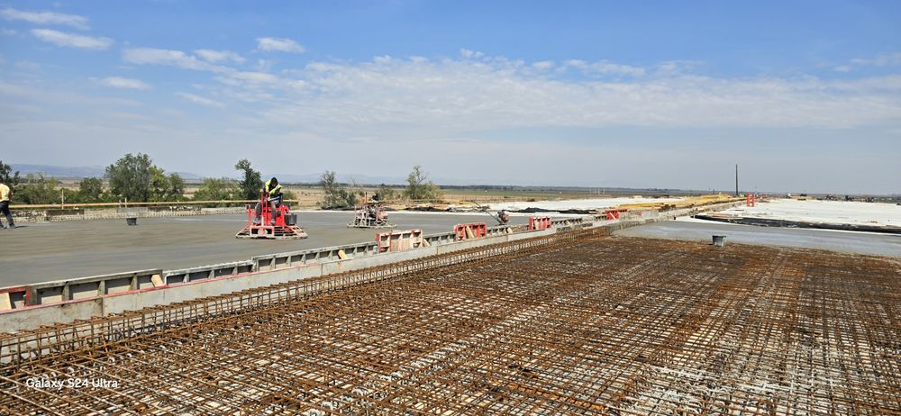 Betoane finisate cu elicopter si cuart, placi sapa Beton