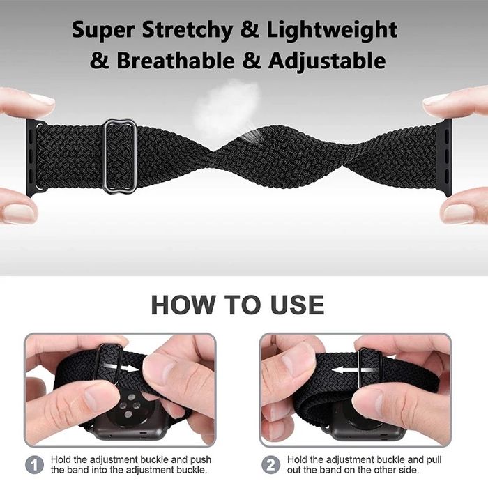 Плетена каишка Braided loop за Apple Watch ULTRA/SE/11/10/9/8/7/6/5