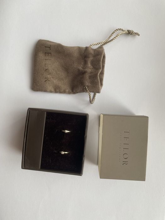 Cercei aur alb pentru fetite cu acte