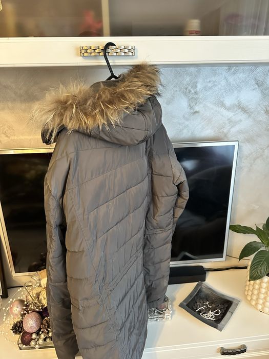 Geaca Ellesse Blana naturala