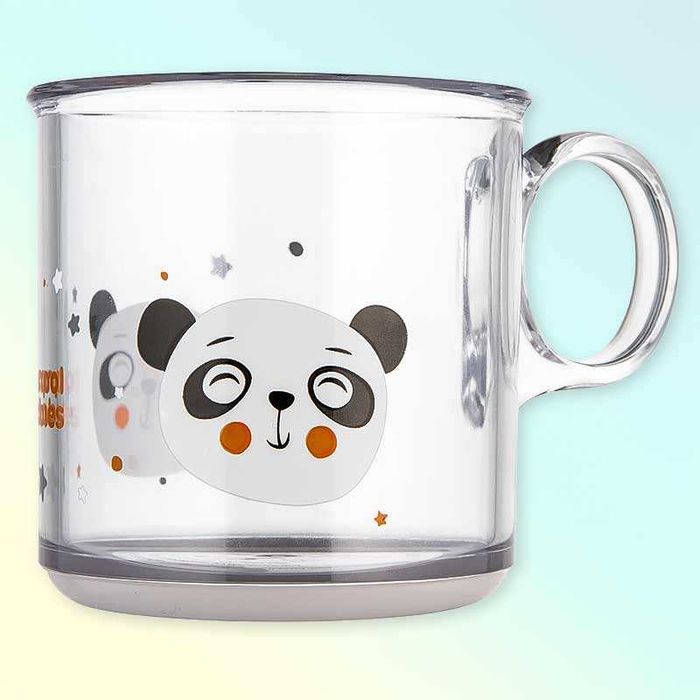 Детската чаша с дръжка и нехлъзгащо се дъно, с животни 12м+ , Canpol