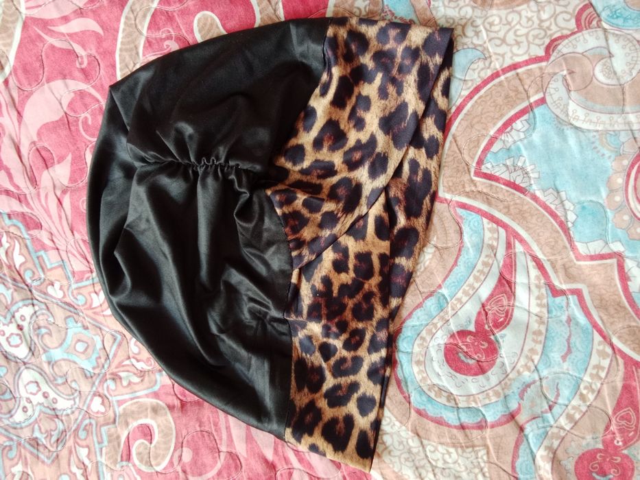 Закрытый купальник леопардовый