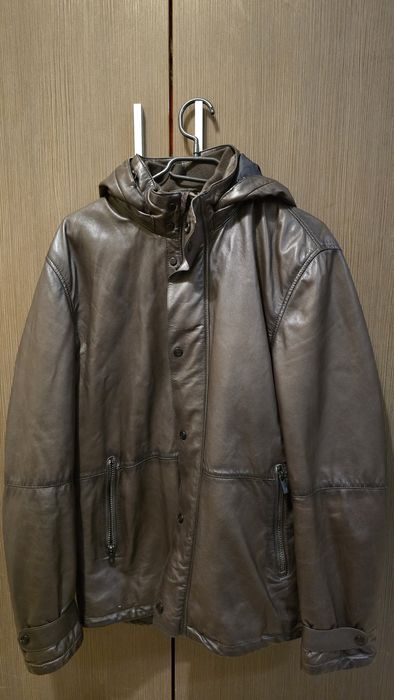 Мъжко Кожено Яке Massimo Dutti