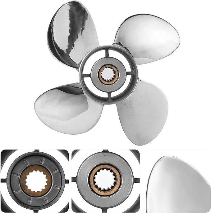 Tracțiune mare elice 4 lame otel inoxidabil ambarcatiune barca