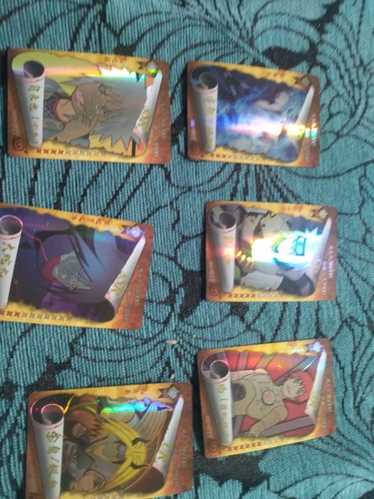 коллекционные карточки Наруто