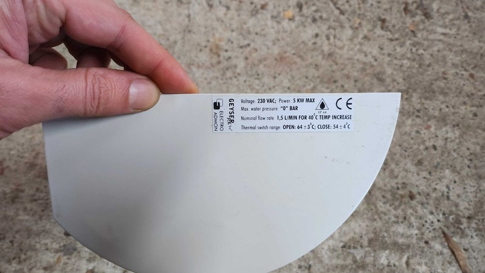 Instant apa calda incalzitor dus chiuveta Geyser