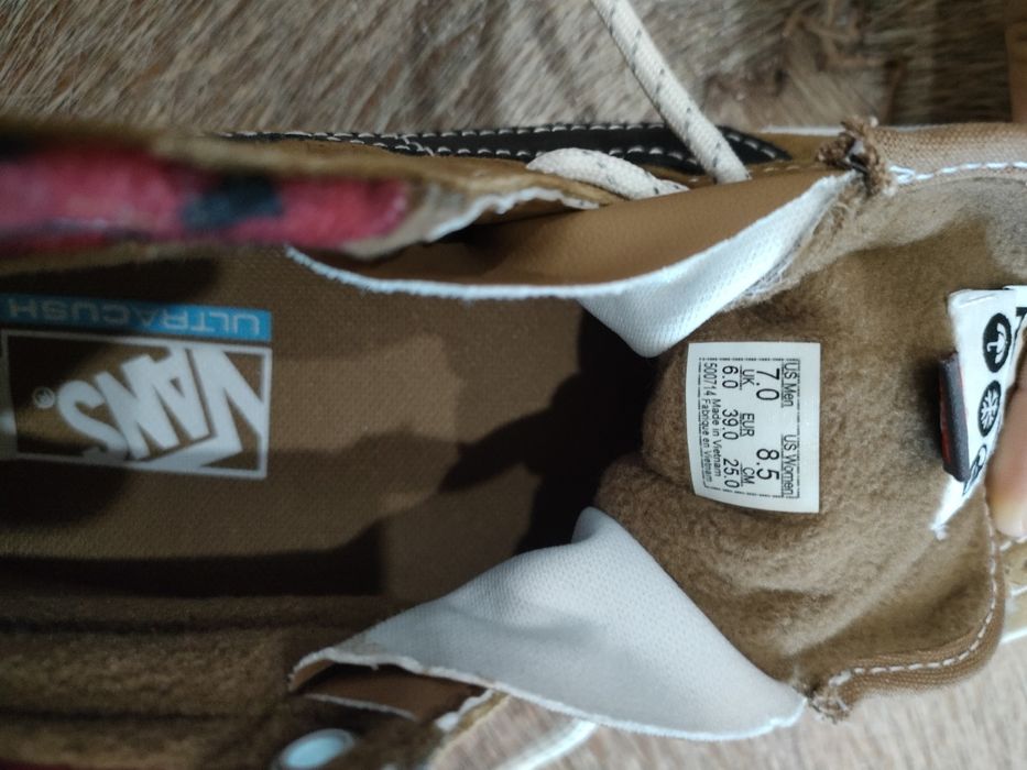 Vans Sk8-Hi MTE-1 Plaid Brown/Black