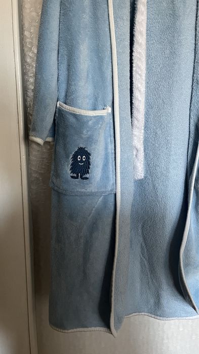 Детски халат с качулка