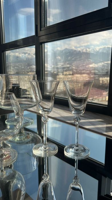 Фужеры, вазы стекло, хрусталь