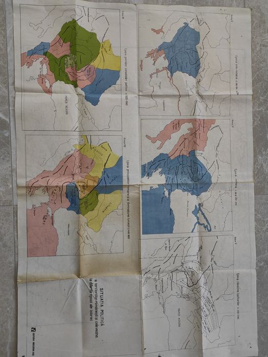 Raritate Cartografică 1916 - Hartă Dublă

„Schiţa Frontierelor", Ed. M
