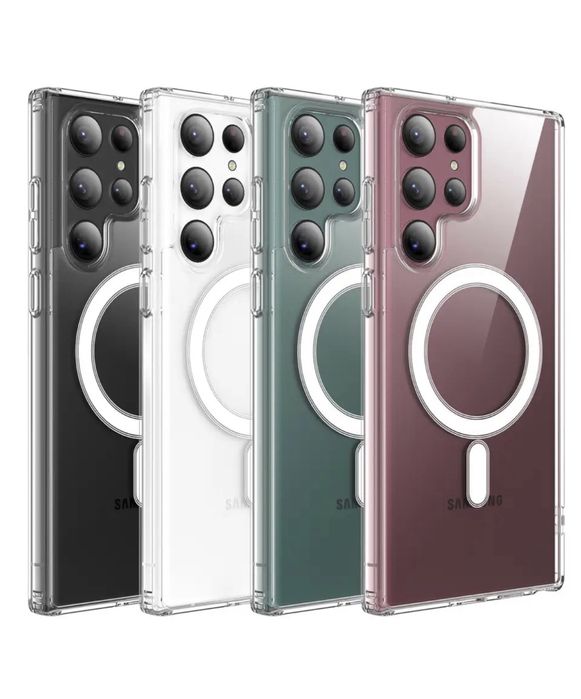 Husa PC Hard Anti Drop Magsafe Samsung S22/S23/S24/S25/PLUS/ULTRA/FE