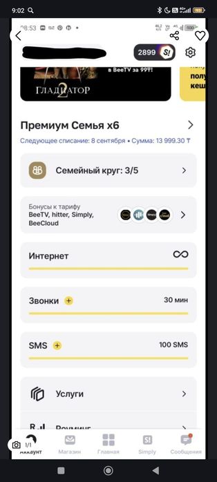 Семейный тариф Билайн