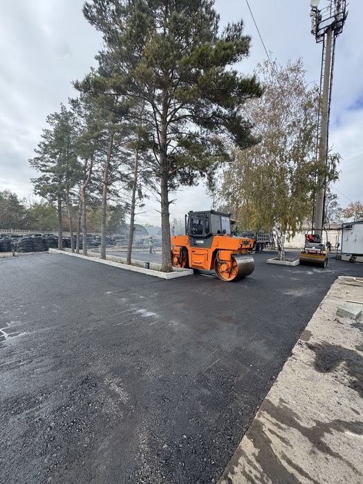 Асфальтирование дворов, ангаров