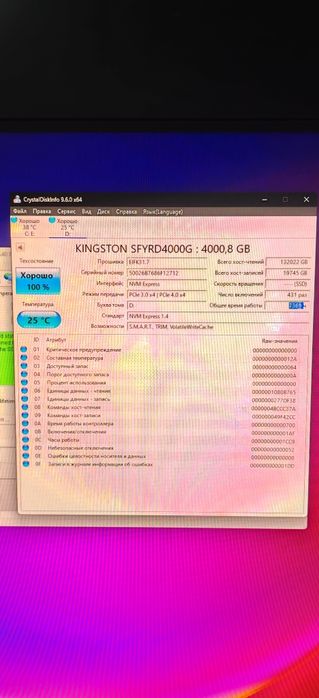 Ssd Kingston renegade g4 4tb