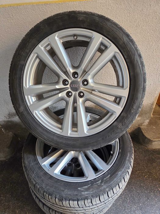 Roti aliaj vara originale Audi Q5 A7 Q7 20" anvelope vara Nexen 255/45 R20 105W sau Bridgestone Turanza 255/40 R20 101Y B-Silent