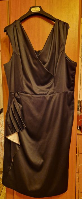 Rochie elegantă botez/nunta/petrecere 20 UK 48 Debenhams little black