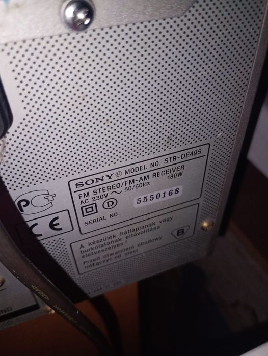 Amplificator Sony STR-DE495 si boxe
