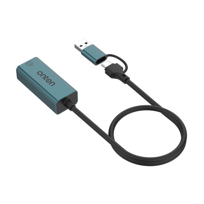 USB-C/USB to Lan Onten 106+