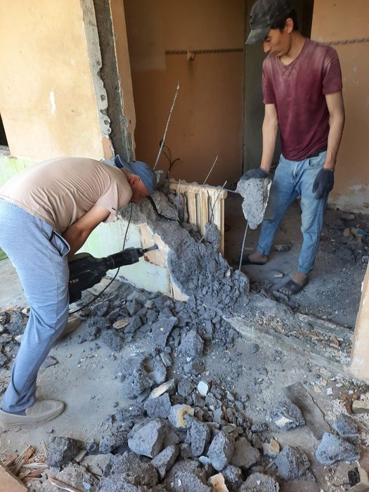 Демонтаж слом бетон,  Вывоз мусора  по городу ТАШКЕНТА  !  Ойбек.