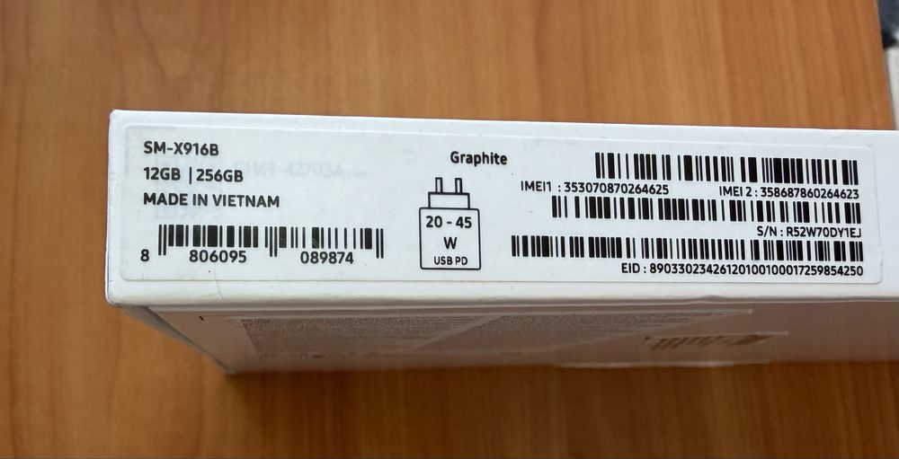 Galaxy Tab S9 Ultra 5G-без забележка!!!