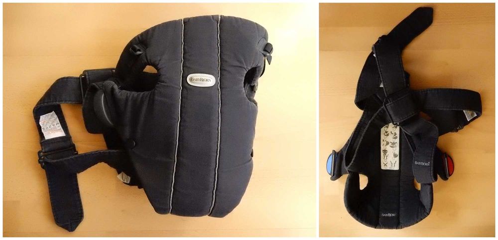 Marsupiu/port bebe BabyBjorn Made in Sweden; multiple reglaje.