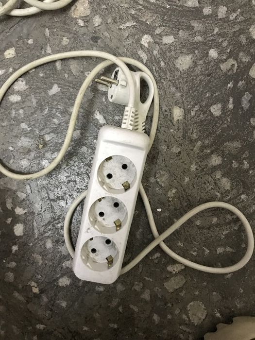 Удлинитель бытовые 3м, 5м 2м, 1,5 м