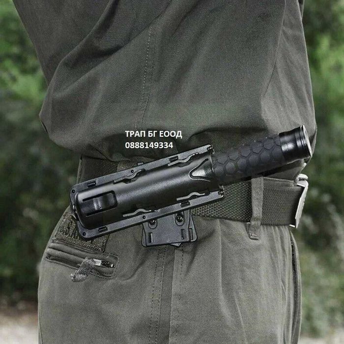 Универсален Полимерен Тактически Калъф Държач за Телескопична Палка