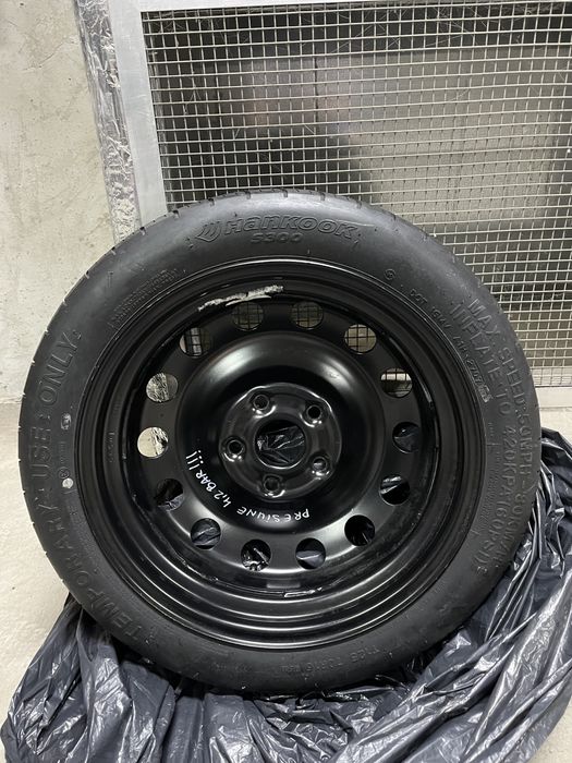 Roata slim rezerva 5x112 cu anvelopa Hankook noua
