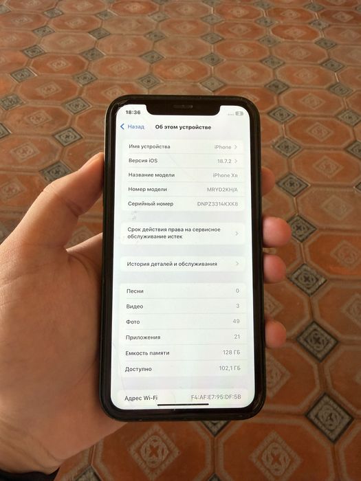 iPhone XR 128GB (13 Pro korpus) sotiladi / zapchast uchun