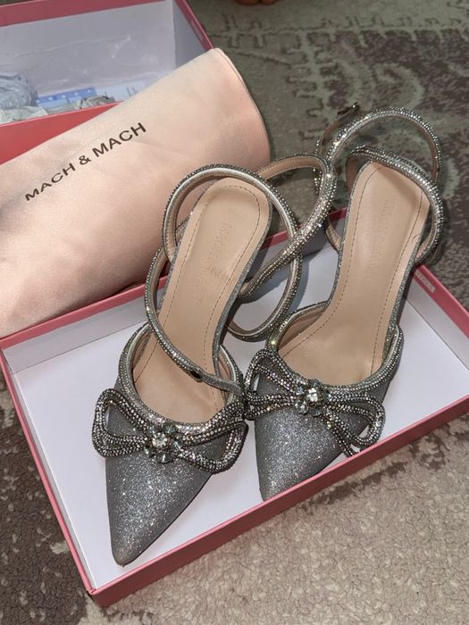 Туфли вечерние блестящие